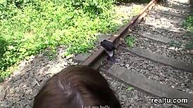 Czech Girl Seduced in Supermarket for POV Screw