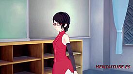 i watch bakugo fuck sarada at school