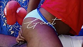 Hottie with big ass gets intensely fucked and sucks cock hard.