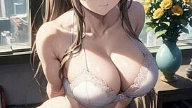 yo, how’s this 3d animated chick handling that huge cock?