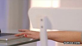 Beautiful Tight Kitten Spreads Pussy Anus For Blowjob Assfucking