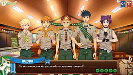 yo, check game friends camp ep 36, keitaro's russian diary