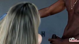 cleo cadillac gets fucked hard by muscular black guy in doggystyle!