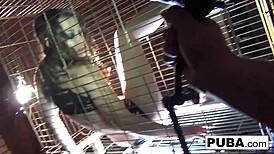 Dani Daniels looks hot trapped in that cage