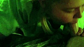 Teen Sloppy Blowjob and Cum Swallow with Huge Load on Big Tits BBW