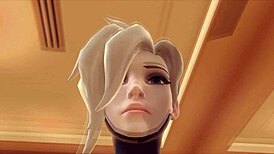 Want to fuck Mercy in waifu sex simulator?