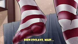 shimakaze in kancolle hentai femdom scene with joi