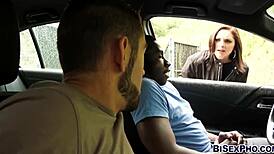 Man, this interracial bisexual threesome with Petra Blair is insane