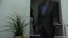 asa belle meets the husband's boss in a teen scenario