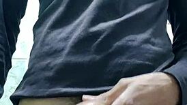 Hot Tall Guy Masturbates His Delicious Penis in Homemade Solo