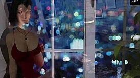 Rock star gameplay part 5 with brunette hentai babe deepthroating and masturbating