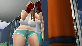 Fat ass girlfriend riding and sucking dick at the gym 😏