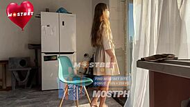 Seducing Neighbor With Public Masturbation