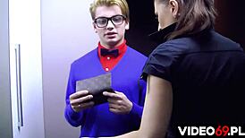 Kasia rewards the honest finder with rough lingerie action in Polish hardcore.