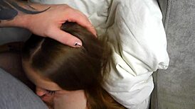 i fucked the petite vampire girl's mouth hard, sunako kirishiki, with tattoos and feet in pov