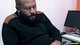 my wife, same age as my stepdaughter, gives erotic oral with her big ass