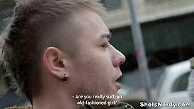 She Is Nerdy Izi Ashley Getting Dirty In European Teen Porn