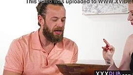 Sonia Harcourt gives an amazing massage and blowjob