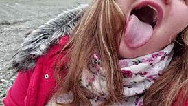 Dancing Erotic In The Indian Night Just To Feel The Rhythm, Nude Brunette Teasing Softcore.