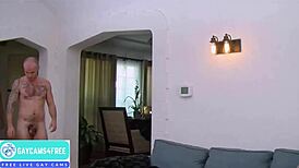 Watch These Three Hung Dudes In An Amazing Gay Orgy! Check Out More On Gaycams4free.Com!