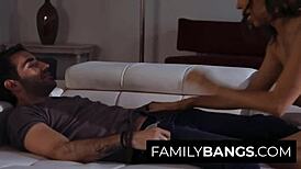 ambitious mom bangs her rich boy hard!