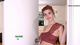 Riley fucked in her room, cum in mouth!