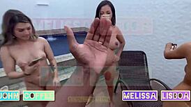 Weekend of intense fucking with two couples - melody, renatinha, md, melissa lisboa in doggystyle and blowjobs.