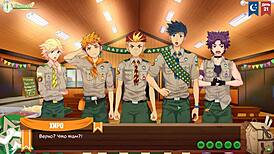 yo, check game friends camp ep 36, keitaro's russian diary