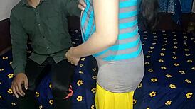 Landlord takes rent in cash and in kind from young couple