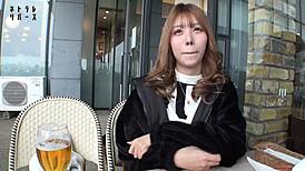 This F-cup gyaru craves raw creampie action. Her blowjob skills are unmatched!