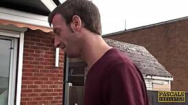 leather milf alisha performs in intense riding scene