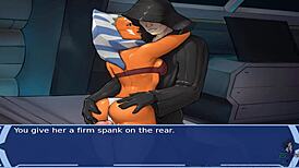 star wars orange trainer part 22 cosplay bang 😈