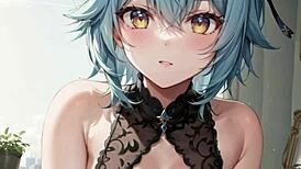 3D animated couple breaks routine with steamy pussy play ASMR