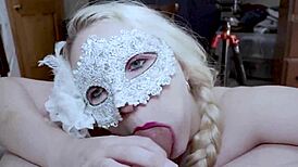 teen closeup sloppy blowjob and cum swallow huge cum load huge tits bbw