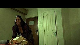 Double pizza delivery dare with daring sexy wife exposed