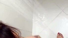 i spy on luna in the bath and end up banging her hard until she finishes