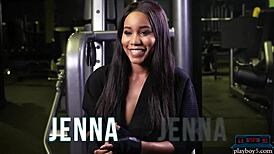 Black Teen Performs Tough Pre-Season Gym Workout