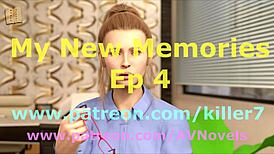 Blonde cartoon character recalls new memories