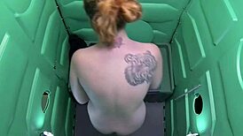 Redhead LOVES Porta Gloryhole CUM