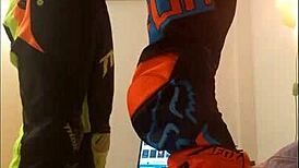 I can't beleive I got a blowjob from that motocross guy, it was so hot!