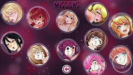 Commented gameplay of Waifu Secret 5, an anime-based dating game with hentai scenes