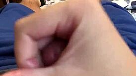 Male Jerks Off on Bed and Loses NNN Challenge