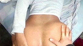 ebony teen 18+ gets gaping asshole from monster cock in doggystyle