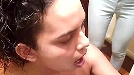 Two Men Seduce a Nymph in a Wild Gangbang