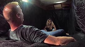 yo, dayanara bangs this dude in his highway van