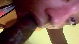 Mixed Girl Devours Big Black Cock!