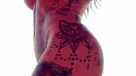 DANCING naked in SAUNA