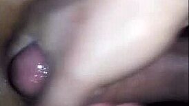 Latina milf gives intense handjob leading to creampie.