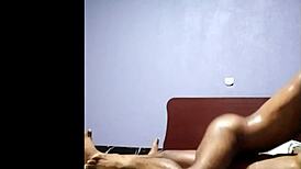 Congolese Big Ass Hooker Licks Fat Black Cock Slowly in Close-Up