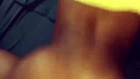 He wakes me up for intense black cock riding